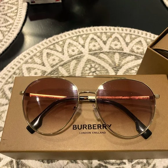 Burberry | Accessories | Burberry Shades Gold Brand New  display picture 1